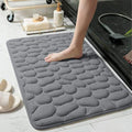 Tapete para banheiro antiderrapante absorvente e macio 60x40cm